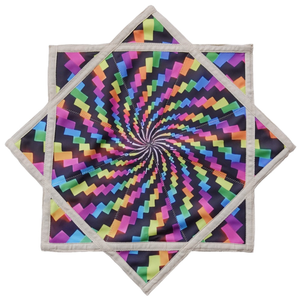 AB double-sided different printing patterns outdoor flying toy flowstar UV effect