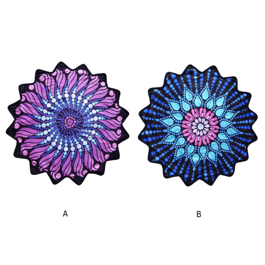 New Creative 16-Pointed Star — Double-Sided UV Print with Distinct Patterns (blue)