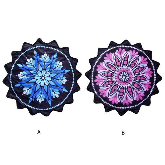 New Creative 16-Pointed Star — Double-Sided UV Print with Distinct Patterns (Purple)