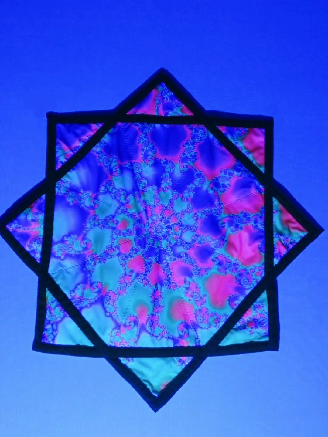 AB double-sided different printing patterns outdoor flying toy flowstar green