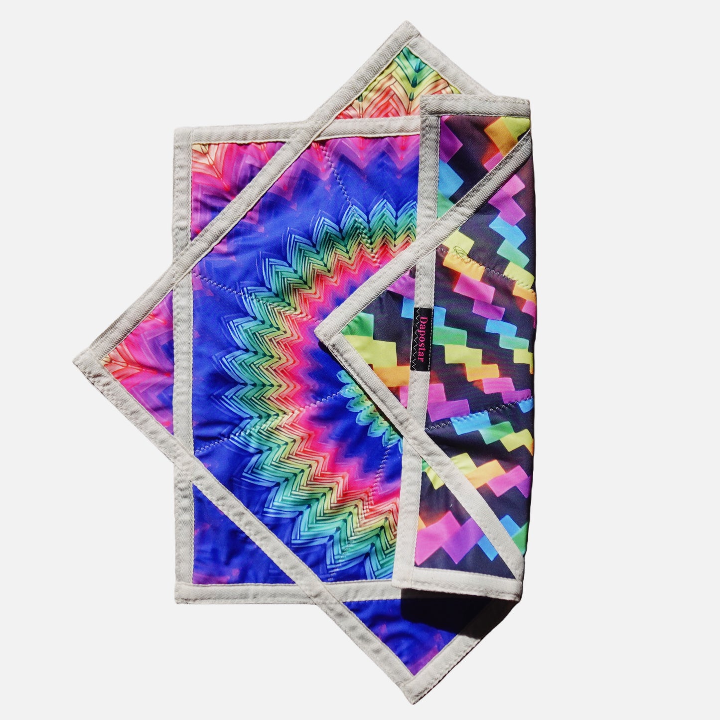 LEDdapo star double-sided printing pattern fluorescent effect rotating handkerchief