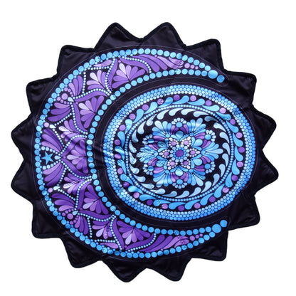 New Creative 16-Pointed Star — Double-Sided UV Print with Distinct Patterns (black)