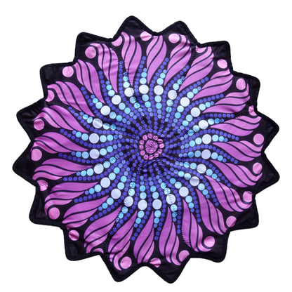 New Creative 16-Pointed Star — Double-Sided UV Print with Distinct Patterns (blue)
