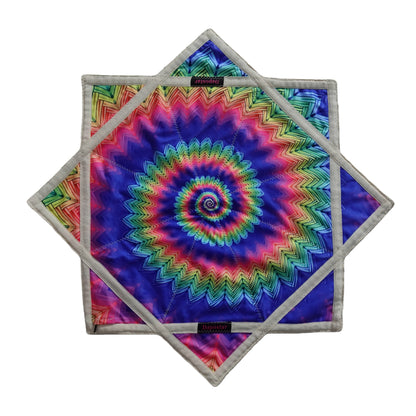 LEDdapo star double-sided printing pattern fluorescent effect rotating handkerchief