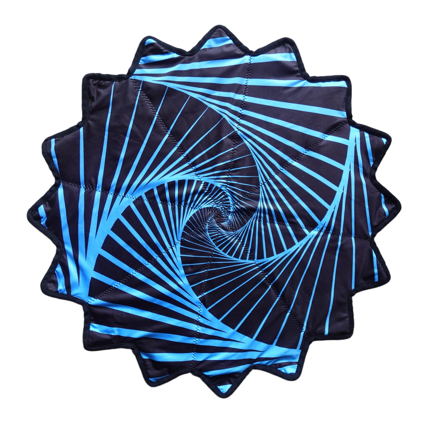 New Creative 16-Pointed Star — Double-Sided UV Print with Distinct Patterns (Sky Blue)