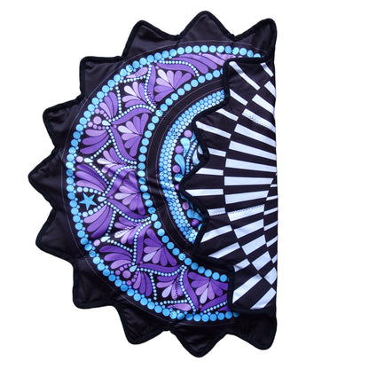 New Creative 16-Pointed Star — Double-Sided UV Print with Distinct Patterns (black)