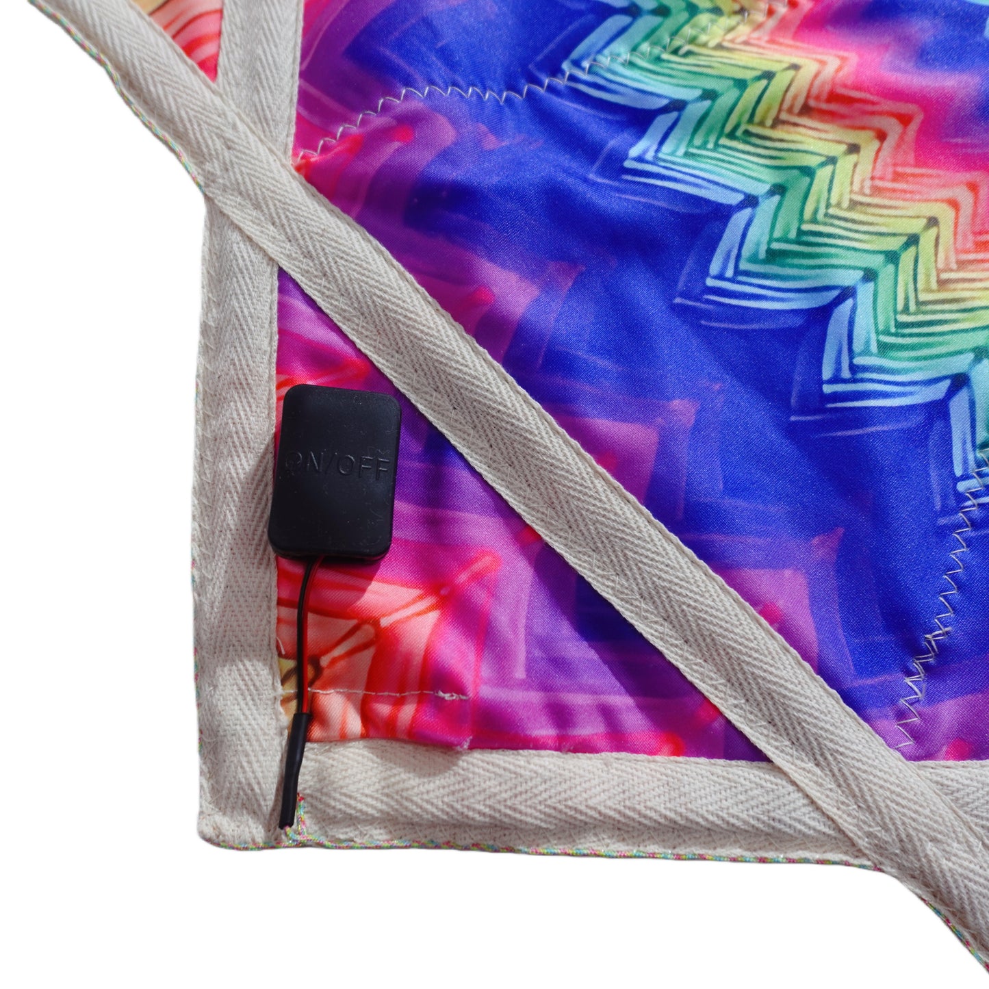 LEDdapo star double-sided printing pattern fluorescent effect rotating handkerchief