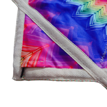 LEDdapo star double-sided printing pattern fluorescent effect rotating handkerchief